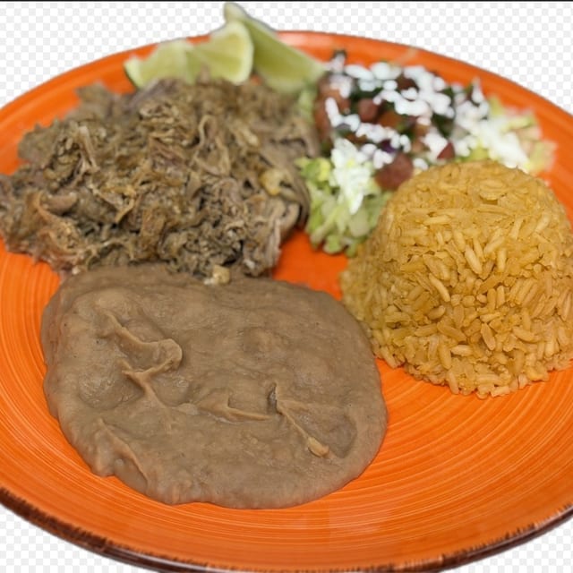 Carnitas Plate.