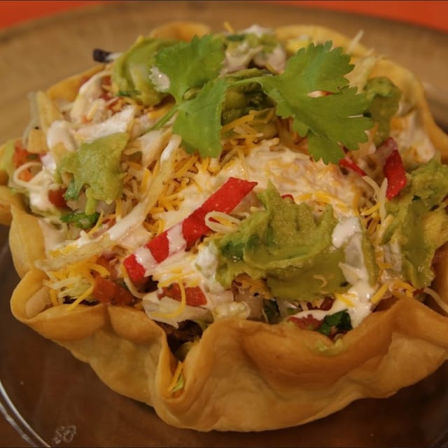 Fajita Taco Salad Bowl.