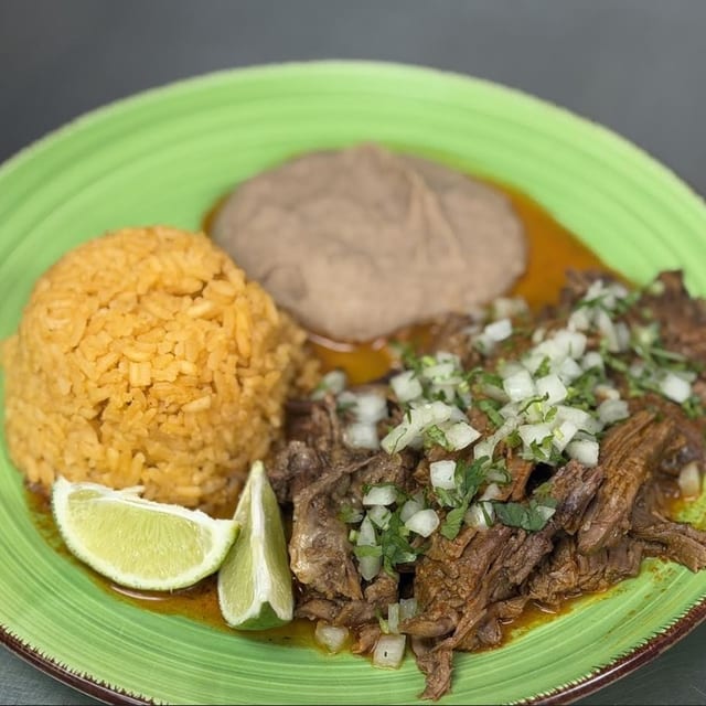 Birria Plate.