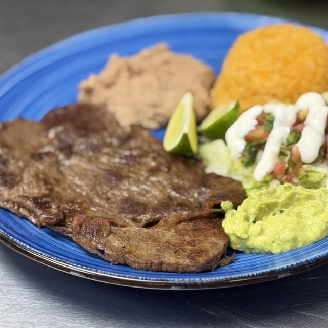 Carne Asada Plate.