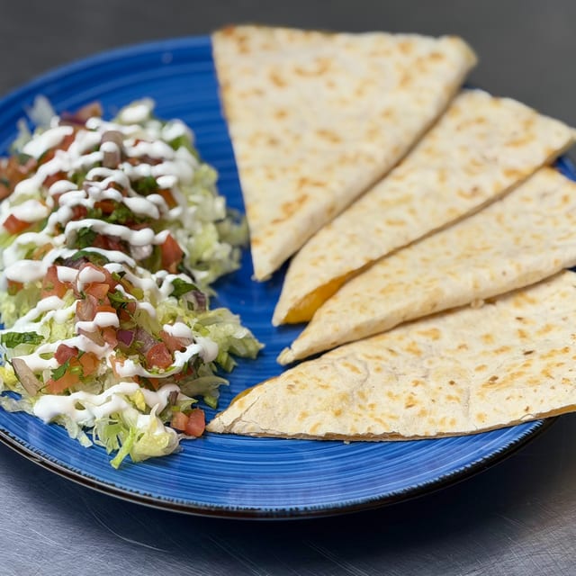 Cheese Quesadilla.